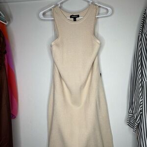 Express Cream Mini Dress